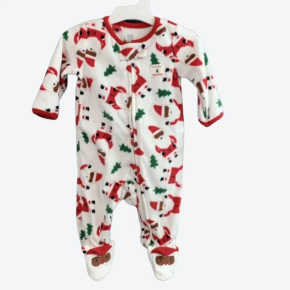 My First Christmas Newborn 6-9 lbs Carters sleeper - with Tags