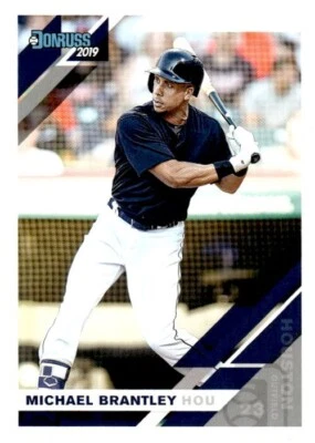 2019 Donruss #63 Michael Brantley Houston Astros - Image 1 of 2