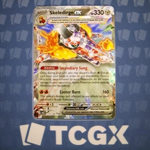 Pokemon - Skeledirge ex - 137/182 - SV04: Paradox Rift - Holo - Double Rare NM - Picture 1 of 1