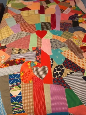 Colcha Colcha Poliéster Mediados de Siglo BOHO Manta Tela Disco 90x108" De Colección  Foto 1 de 4