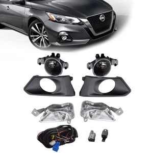 Front Turn Signal Light +Bumper LED Fog Lamp Fit 2019-2021 Nissan Altima 4PCS - Picture 1 of 8