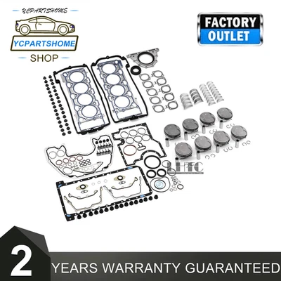 Engine Overhaul Rebuild Kit For BMW 545i 645Ci 745i X5 E53 E60 E63 E66 N62 4.4 - Image 1 of 4