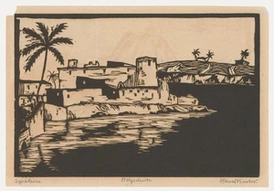 Hans Venter (1892-1971) - Frühes 20. Jahrhundert Holzschnitt, Syracuse - Bild 1 von 4