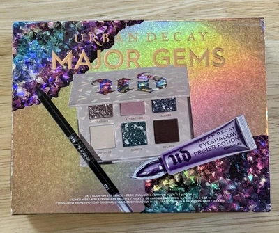 Urban Decay Major Gems Stoned Vibes Eyeshadow, Primer, Eye Pencil Tin NIP - Image 1 of 3