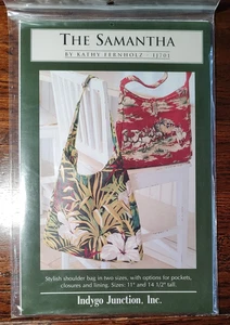  Indygo Junction, Inc. Kathy Fernholz The Samantha Bag Sew Pattern IJ701 - 2003 - Picture 1 of 3