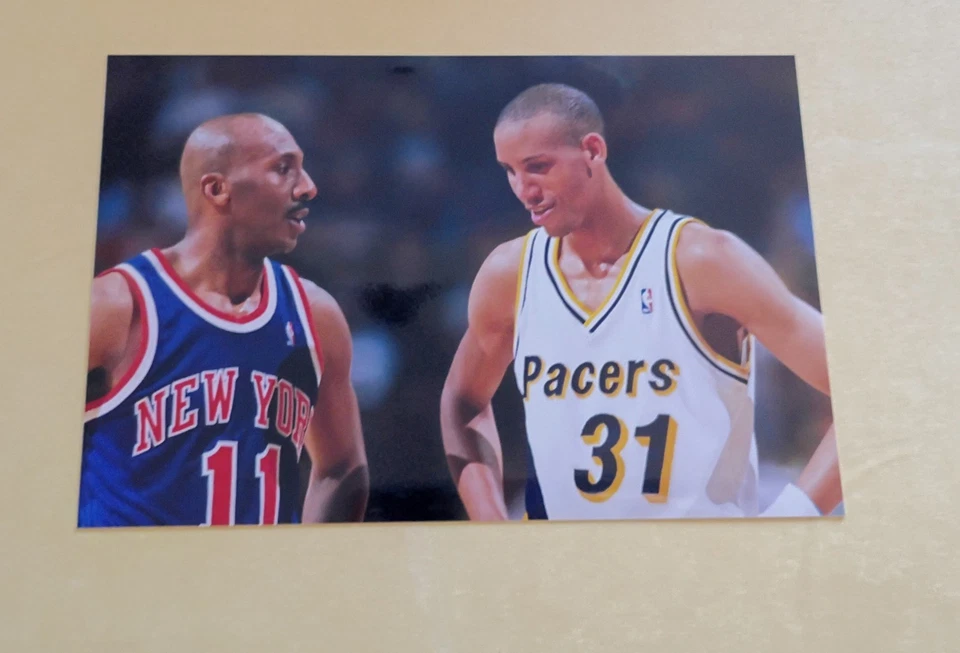 Reggie Miller Indiana Pacers Type 1 Photo 4x6 Hw3559 - Image 1 of 1