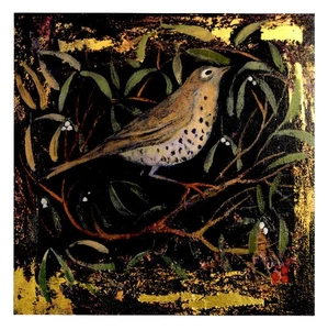 TARJETAS DE FELICITACIÓN PAGANAS WICCANS Zorzal Oscuro PÁJAROS CELTAS Diosa CATHERINE HYDE - Imagen 1 de 8