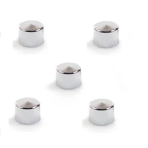 Cubiertas de pernos cromadas para cabezal Allen de 1/4" (toma llave Allen de 3/16") aptas para Harley - Imagen 1 de 5