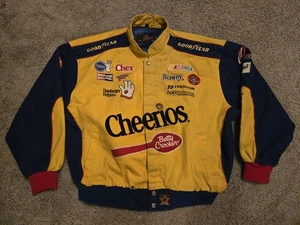 Giacca vintage Cheerios ricamata NASCAR Racing Jeff Hamilton JH DESIGN taglia - Foto 1 di 11
