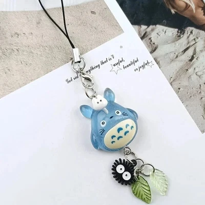 Mein Nachbar Totoro DIY Handy-Anhänger Schlüsselanhänger Blau Ghibli Anime Manga - Bild 1 von 2