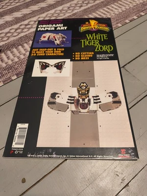 New Mighty Morphin Power Rangers Vintage 1994 Origami Paper Art Kits - Image 1 of 3