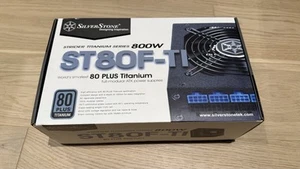SilverStone Strider Titanium ST80F-TI 800W 80 Plus Titanium Fully Modular PSU - Photo 1/3