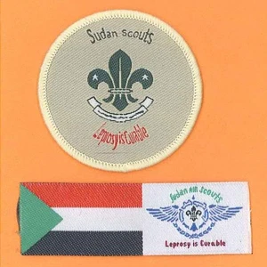 AFRICA SCOUTS OF SUDAN - SET Scout Membership Rank Award & Patch bandiera nazionale - Foto 1 di 1
