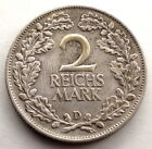 GERMANY, WEIMAR REPUBLIC 2 REICHSMARK 1925 D KM#45 Silver, Scarce. II8.6