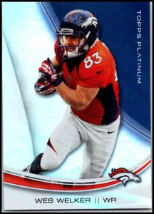 2013 Topps Platinum   #27 Wes Welker FREE SHIPPING! - Picture 1 of 2