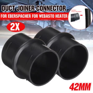 2pcs 42mm Duct Joiner Connector Pipe For Eberspacher For Webasto Diesel Heater - Picture 1 of 9