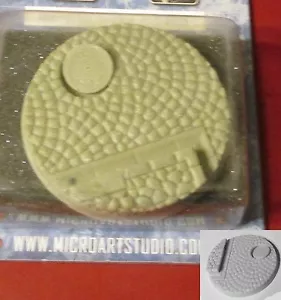 Micro Art B00323 Cobblestone #1 (1) 60mm Round Base City Street Paved Road NIB - Picture 1 of 1