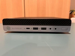 HP Elitedesk i5-9500T@2.2Ghz 16GB Ram 256GB SSD Window 10 Pro WiFi - Picture 1 of 5