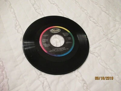 Tanya Tucker: Love Me Like You Used To / If I Didn't Love You / 45 Rpm 1987 - Image 1 of 2