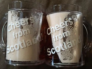 2 Cheers from Scotland! 6 oz Insulated Beer Cup Beer Mug with Handle - Picture 1 of 6