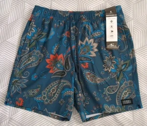 BNWT New Men's O'NEILL AUSTRALIA 'Hermosa' Blue Beach Board Shorts Small S 30" - Picture 1 of 6