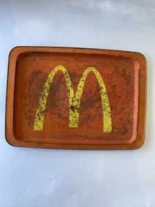 McDonalds Restaurant Fast Food Serving Tray, Steel, Old. FC. Free Post! - Picture 1 of 9