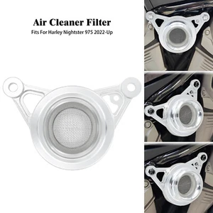 Chrome Air Cleaner Filter Kit Velocity Intake Fit For Sportster Nightster 975 23 - Picture 1 of 11