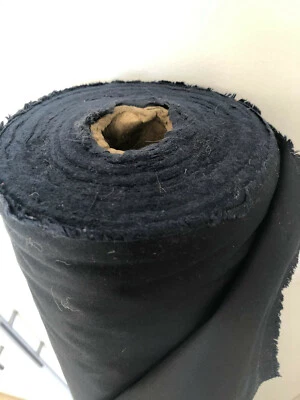 Marine gewachster Baumwollstoff Meterware. British Millerain, 275 g/m², Mantelgewicht.  - Bild 1 von 3