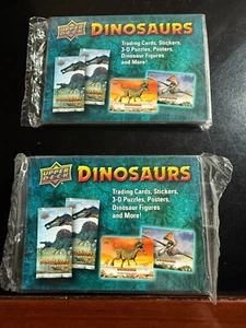2015 UPPER DECK DINOSAUR PACKS SEALED LOT (2) - Picture 1 of 2