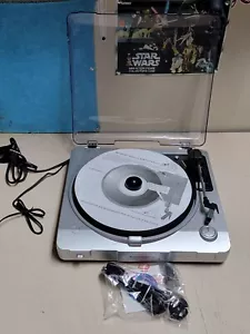 EXCALIBUR 491 SOUNDMASTER DIGITAL MUSIC SYSTEM USB RECORDABLE TURNTABLE VINYL CD - Picture 1 of 6