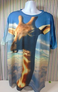 Giraffe T-Shirt Men's 3XL - Picture 1 of 5