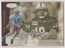 2002 Sage Hit CHAD HUTCHINSON The Write Stuff card #9