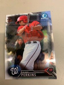Blake Perkins Card 2016 Bowman Chrome Team Card
