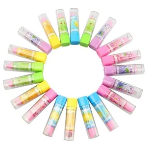 Pencil Erasers Novelty Rubbers Cute Fruit Lipstick Style Eraser for Party Fav... - Picture 1 of 9