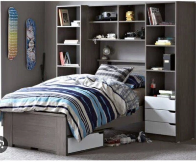 Kids Bedroom Suite Single Bed And Desk - image 1 of 4