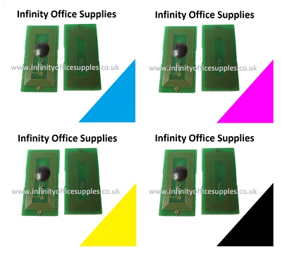 CMYK High Page Toner Reset Chip for Ricoh SPC430 SPC430DN SPC431DN SPC440DN - Image 1 of 4