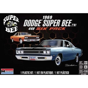 Revell Monogram 4505 1:24 Scale 1969 Dodge Super Bee 440 Six Pack "2N1" BNIB - Picture 1 of 2