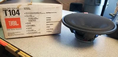 JBL Audio T104 ORIGINAL Grand Touring Series 10" SUBWOOFER ** NEW** (RARE)