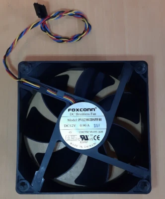 Dell Precision Optiplex 120mm Fan 0NN495 Foxconn PV123812DSPF - Image 1 of 4