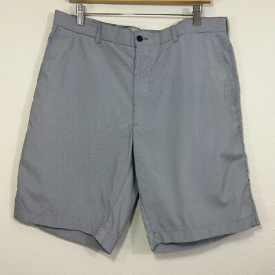 Pantalones Cortos Para Hombre 36" Medianos M PGA Tour Golf Rayas Azul Blanco Foto 1 de 4