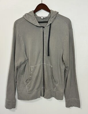 #226 JAMES PERSE Para hombres Algodón Cremallera Frontal Manga Larga Sudadera con Capucha Talla 2 Foto 1 de 4