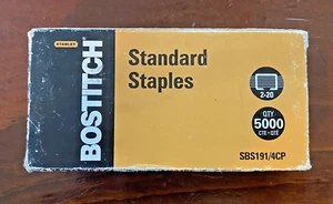 Grapas estándar vintage Stanley Bostitch 5000 SBS191/4CP - Imagen 1 de 3