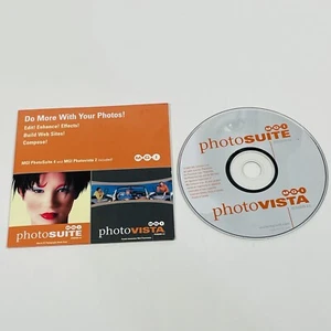 Photo suite version 4.0 Photo vista version 2.0 PC Software for windows 2001 - Picture 1 of 4