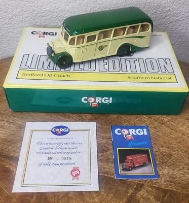 Corgi Limited Edition D949/24 Bedford OB Coach Southern National Collector NIB - Image 1 of 4