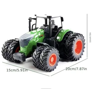 New FENDT BIG FARM TRACTOR 8 WHEELS PLASTIC MODEL TOY 1/24 SCALE - Picture 1 of 5