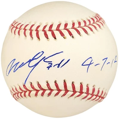 Munenori Kawasaki Signed MLB Baseball Japan Seattle Mariners "4-7-12" PSA/DNA - Image 1 of 4
