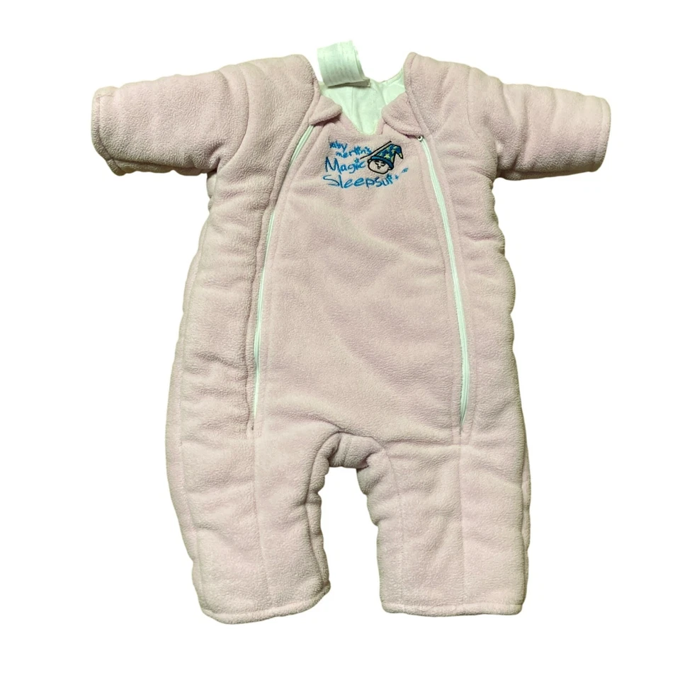 Pijama Baby Merlin's Magic grande 6-9 meses 18-21 libras rosa Foto 1 de 4