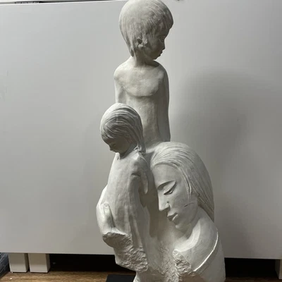 Escultura de Austin 1988 David Fisher obra de arte original ~ A Mothers Love ~ firmada Foto 1 de 4