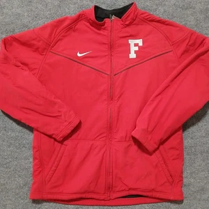 Nike Jacke Herren 2XL Rot Full Zip Fleece Gefüttert Sport Oberbekleidung 453352-657 - Bild 1 von 5
