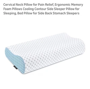 Almohada para el cuello Almohadas de espuma viscoelástica - Soporte de enfriamiento para el cuello - Imagen 1 de 5